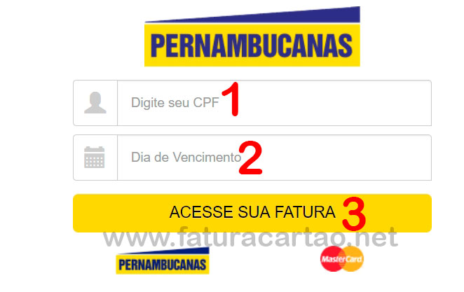 Fatura Cartão Pernambucanas