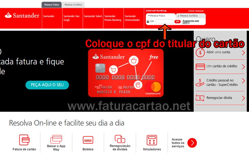 Internet Banking Santander